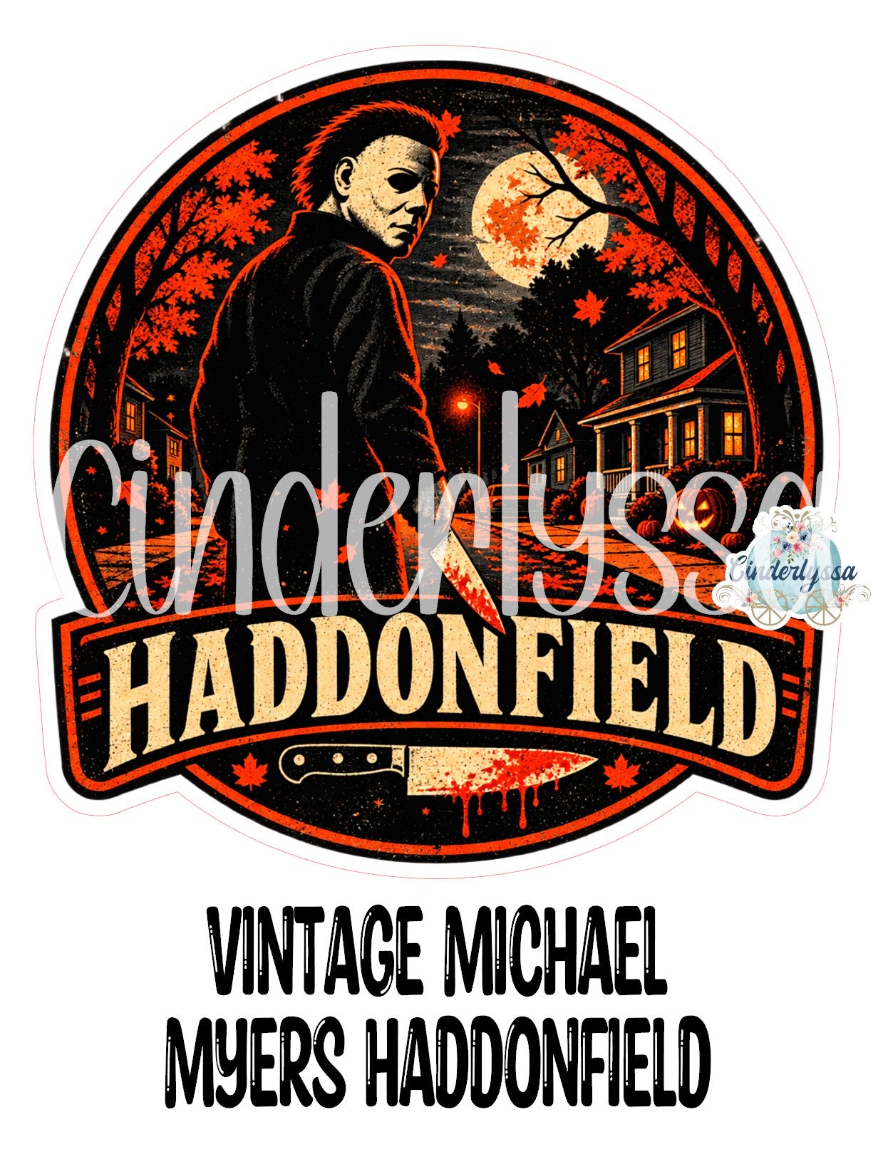 Vintage Michael Myers Haddonfield Cardstock Silicone Mold, Aroma Bead Molds, Premium Cardstock Images