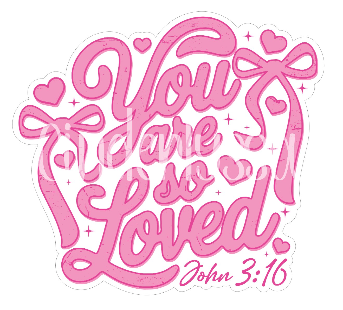 You Are So Loved - John 3:16 Cardstock Silicone Mold, Aroma Bead Molds, Premium Cardstock