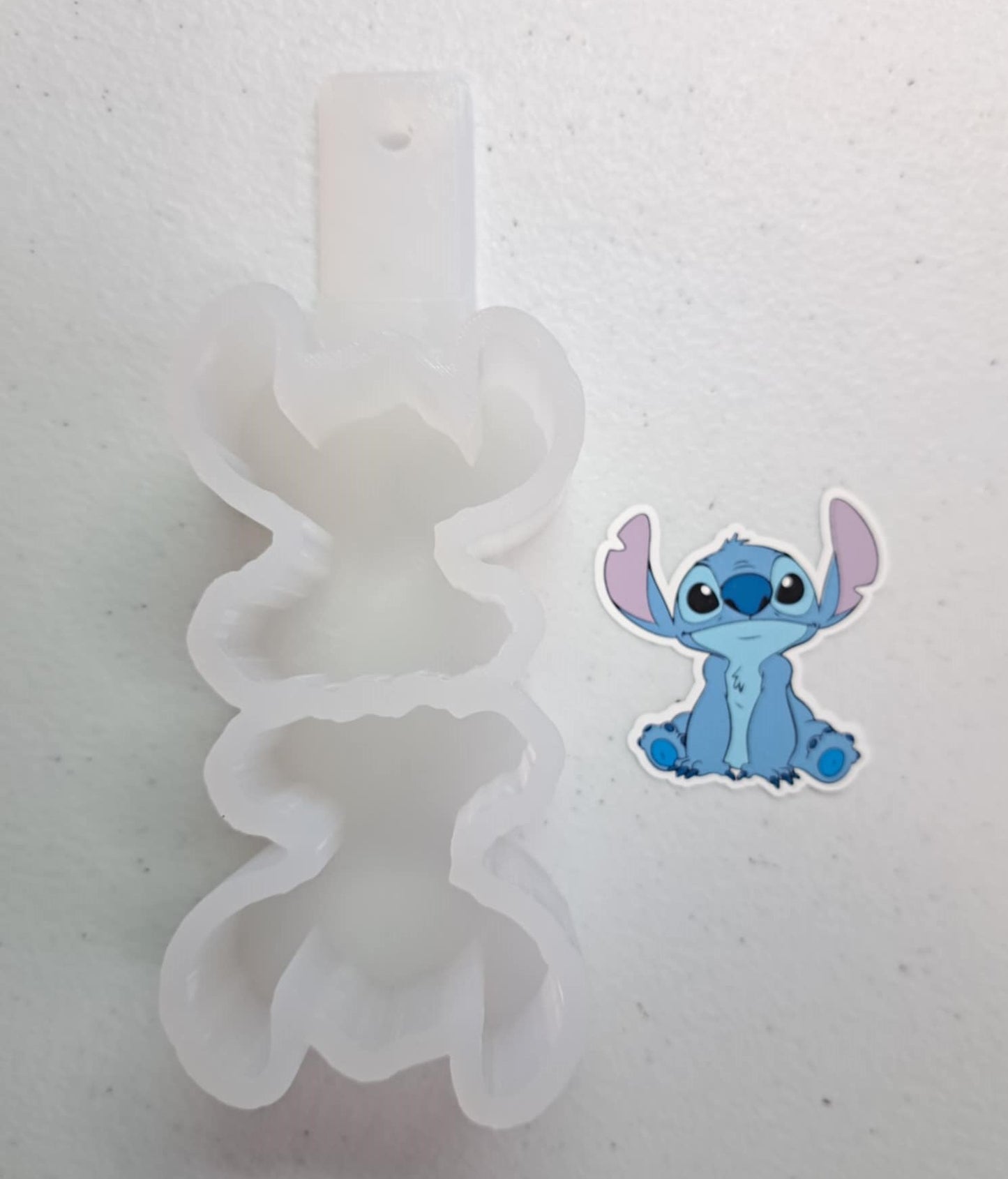 VENT CLIP Size: Stitch 1 - Dual Cavity Cavity Cardstock Silicone Mold, Aroma Bead Molds
