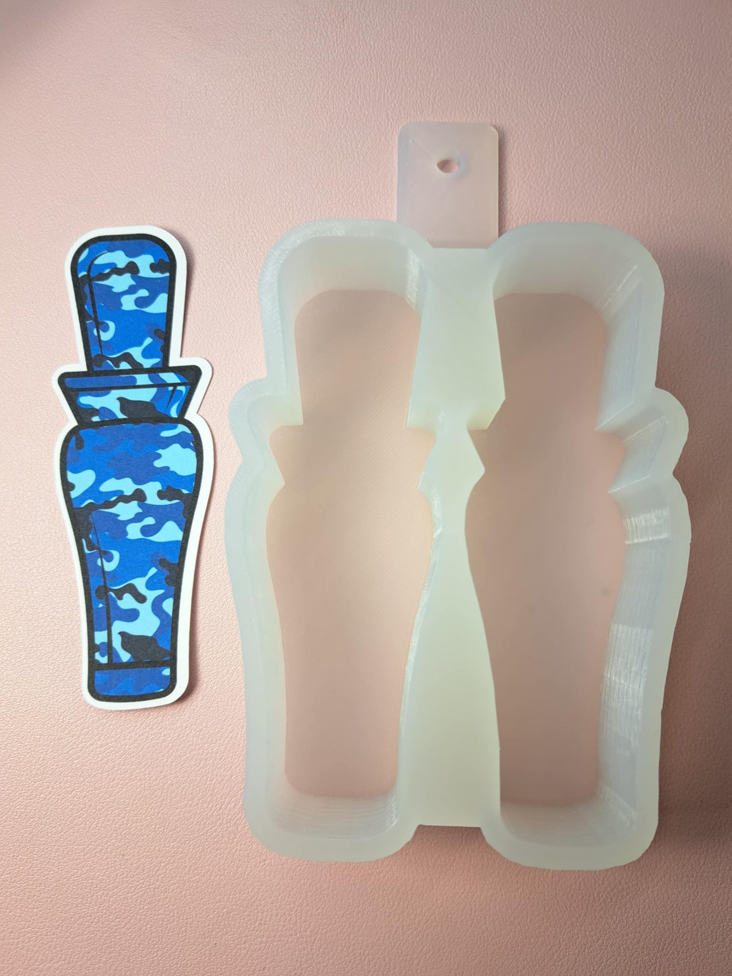 Duck Call Cardstock Silicone Mold, Aroma Bead Molds, Premium Cardstock Images