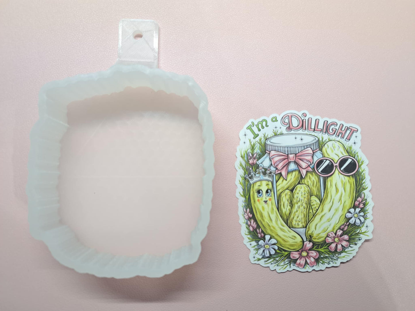 I'm a Dillight Cardstock Silicone Mold, Aroma Bead Molds, Premium Cardstock Images