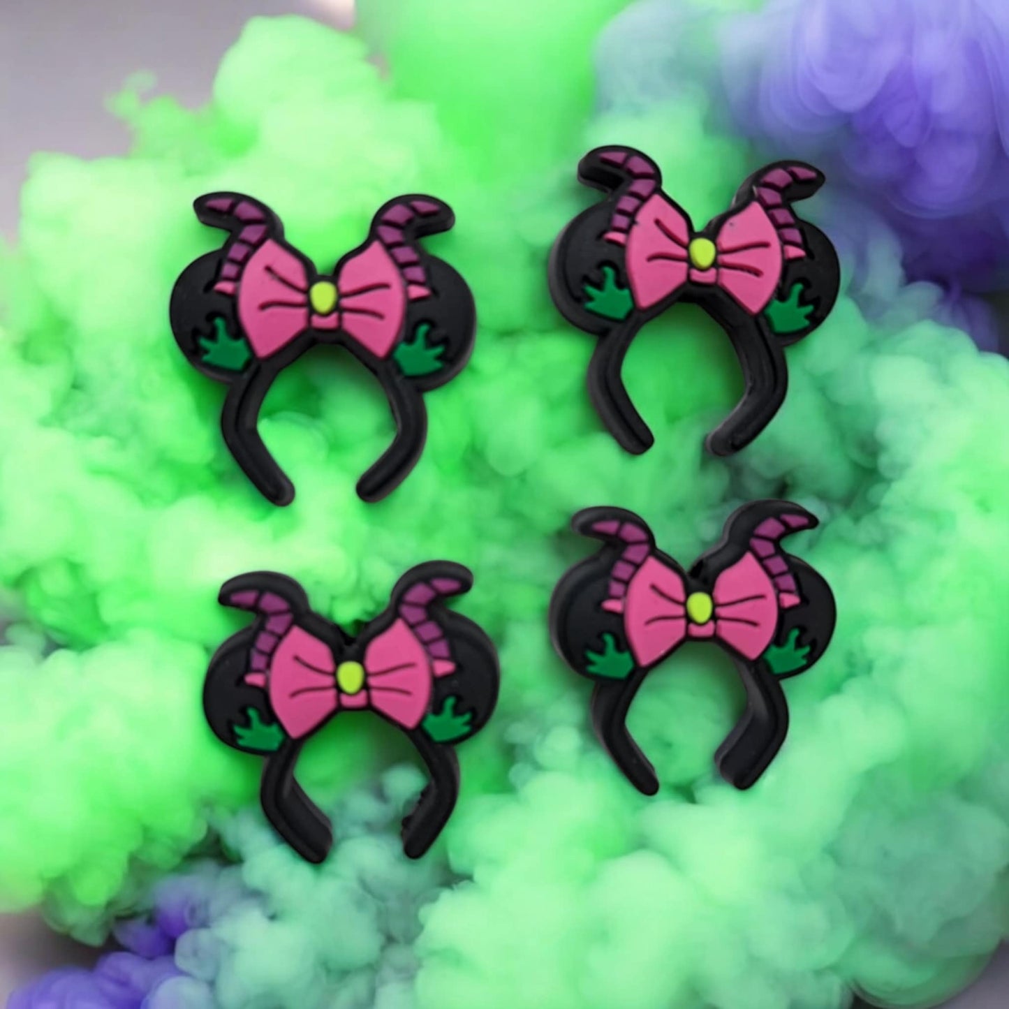 Maleficent: Disney Ears Headband Disney Movie Inspired Silicone Focal Bead