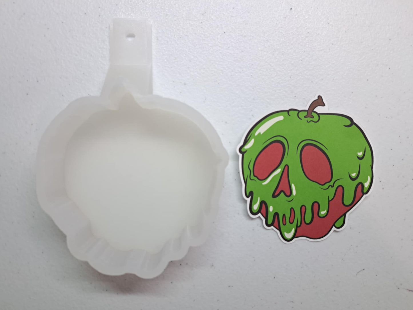 Poison Apple: Snow White Movie Inspired Cardstock Silicone Mold, Aroma Bead Molds, Premium Cardstock Images