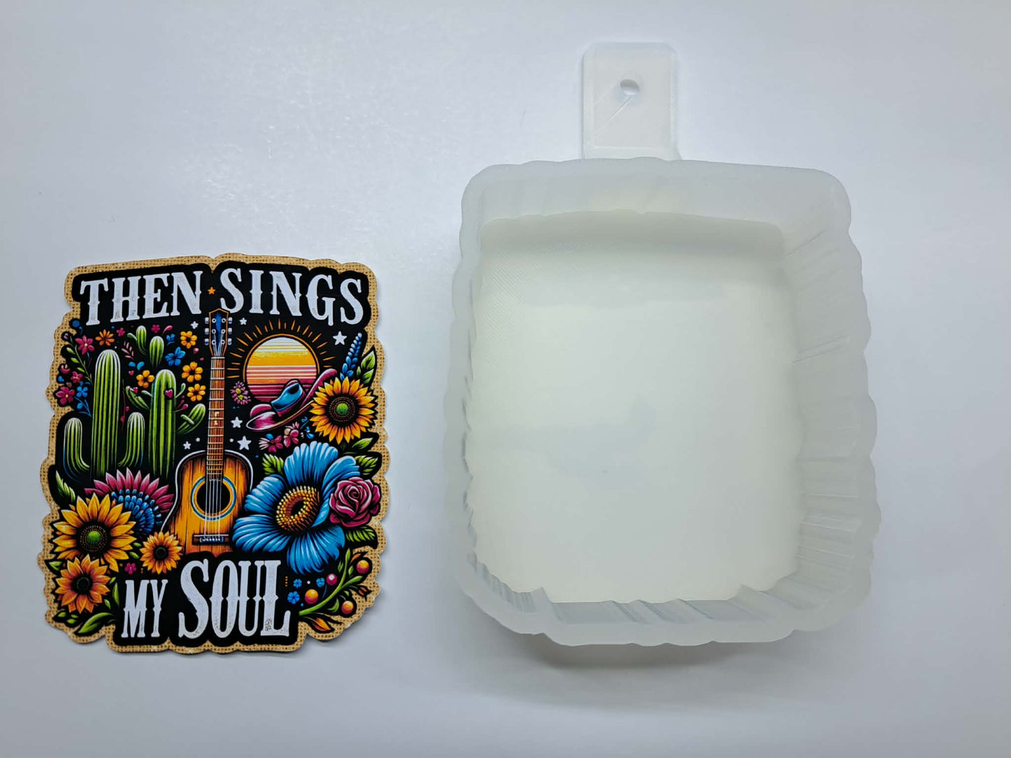 Then Sings My Soul Cardstock Silicone Mold, Aroma Bead Molds, Premium Cardstock Images