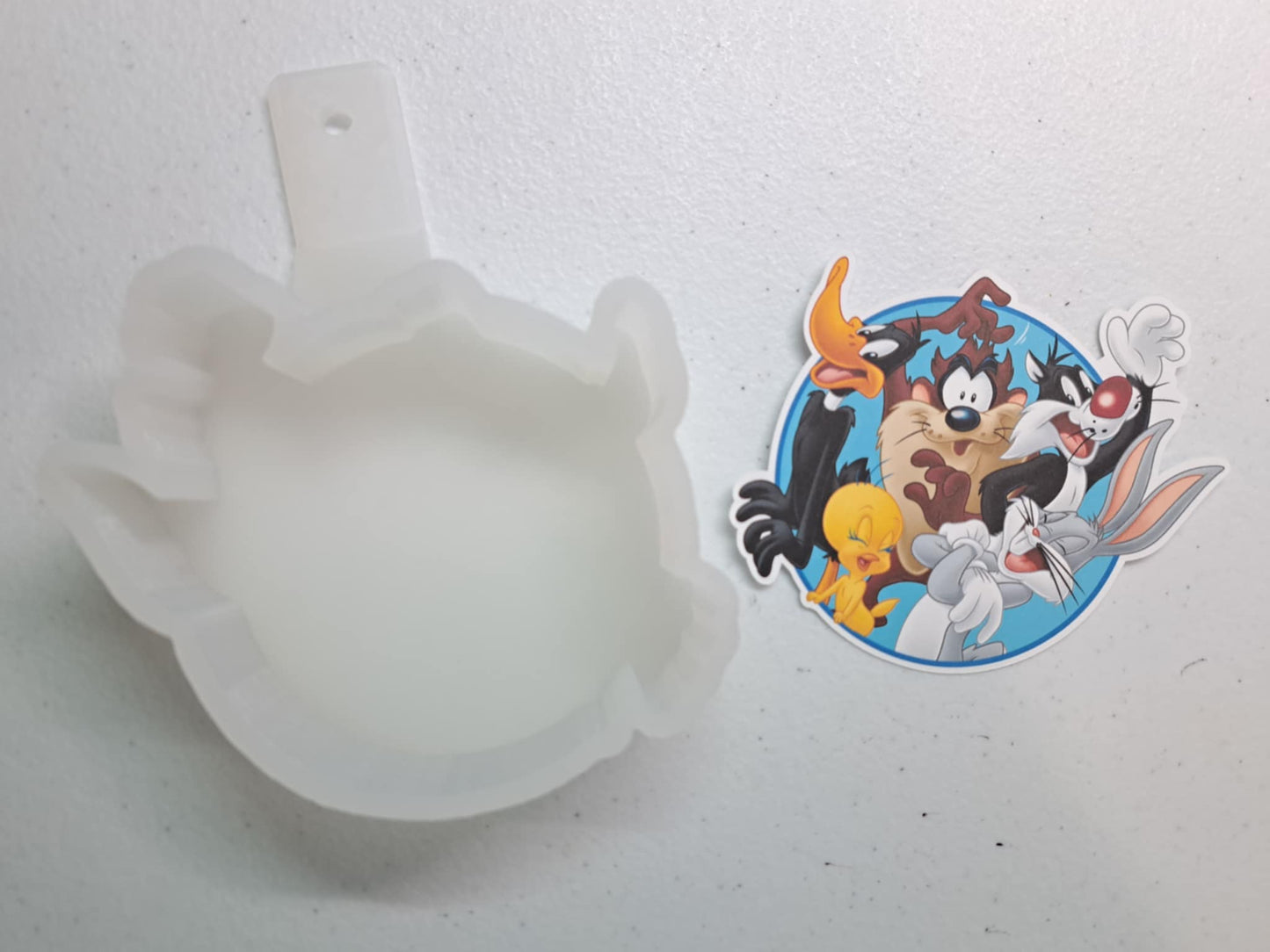 Looney Toons Friends: Movie/TV Inspired Cardstock Silicone Mold, Aroma Bead Molds, Premium Cardstock Images