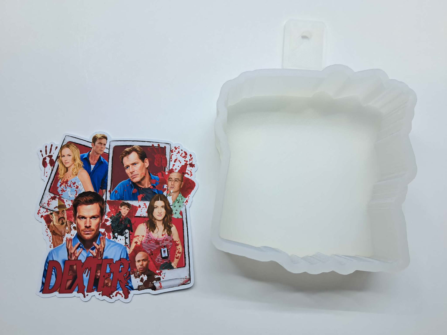 Dexter Polaroids Cardstock Silicone Mold, Aroma Bead Molds, Car Freshies, Premium Cardstock Images