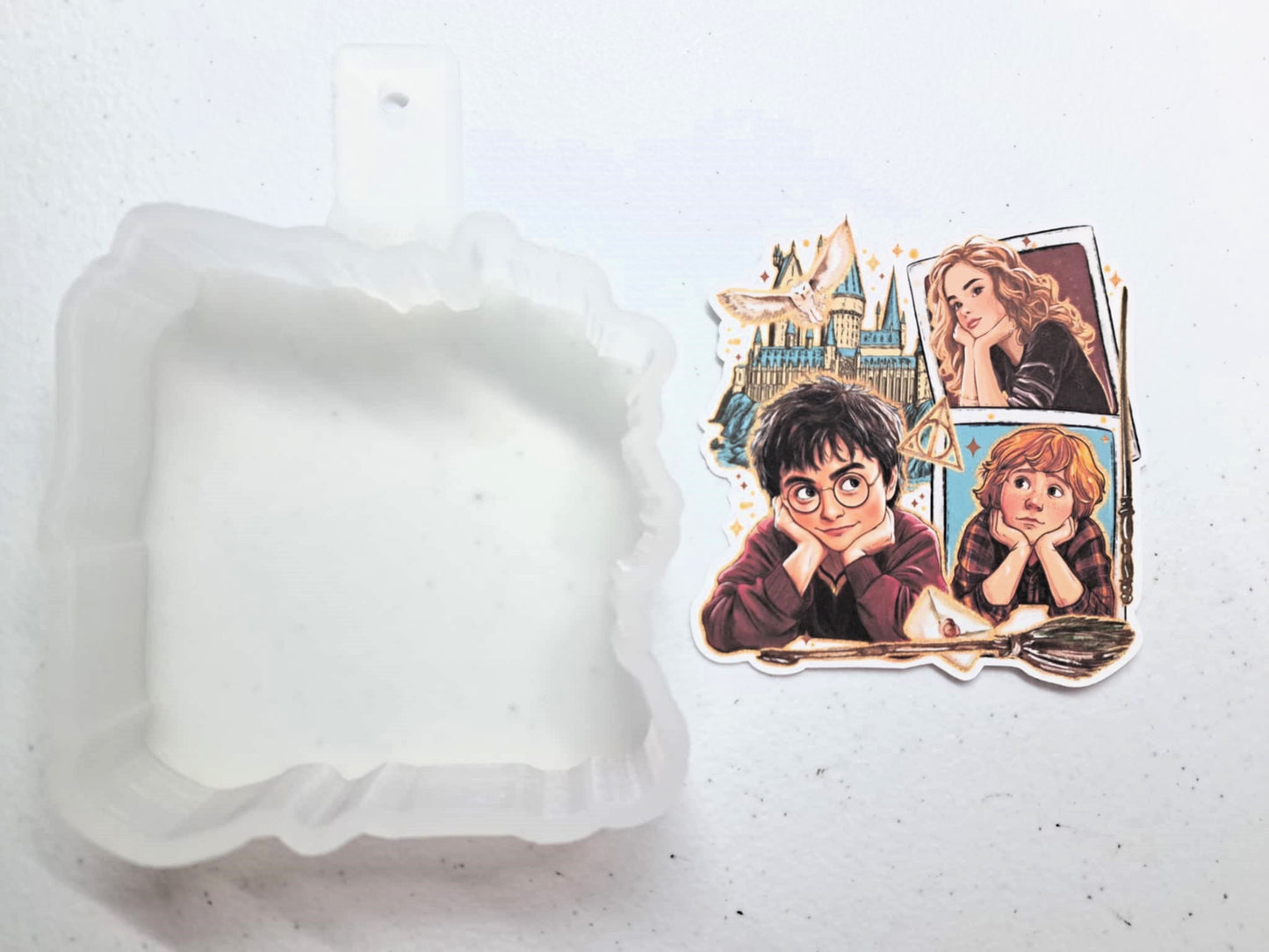 Harry Potter Collage Cardstock Silicone Mold, Aroma Bead Molds, Premium Cardstock Images