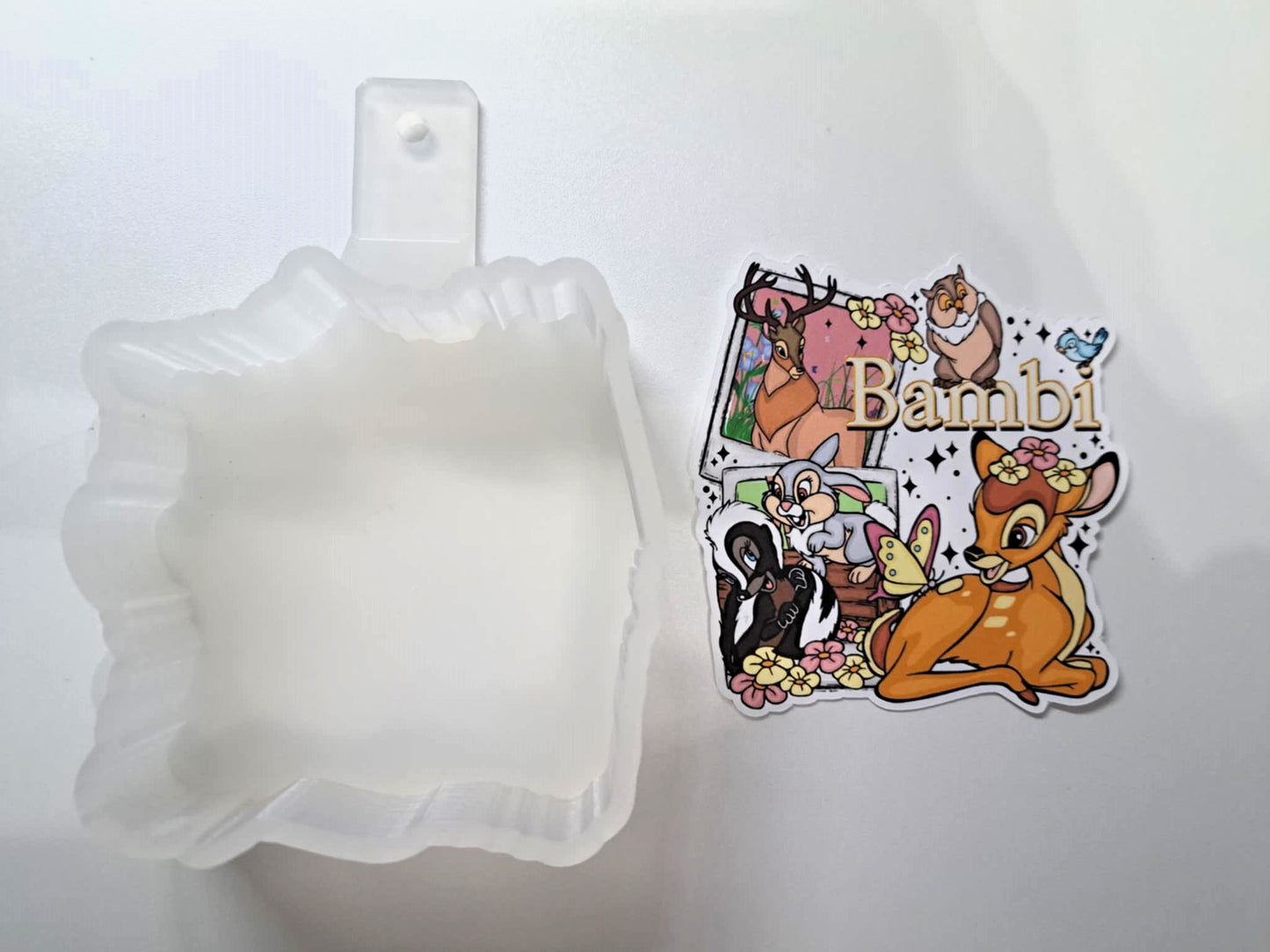 Bambi Collage Cardstock Silicone Mold, Aroma Bead Molds, Premium Cardstock Images