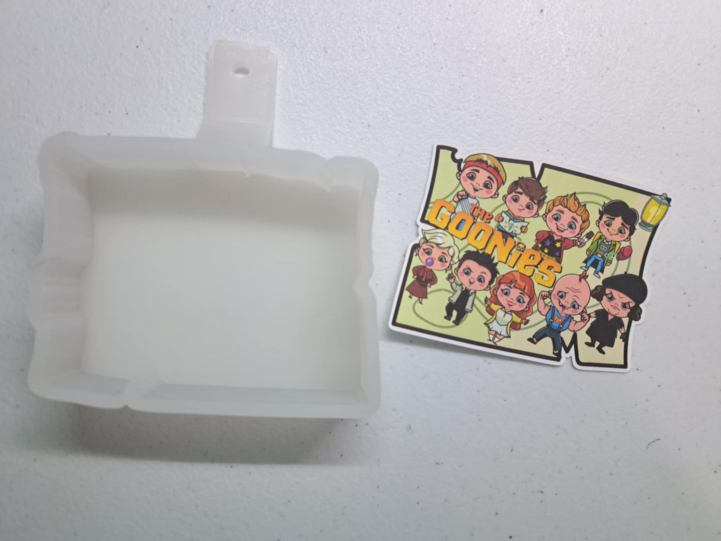 Goonies Group: Movie Inspired Cardstock Silicone Mold, Aroma Bead Molds, Car Freshies, Premium Cardstock Images
