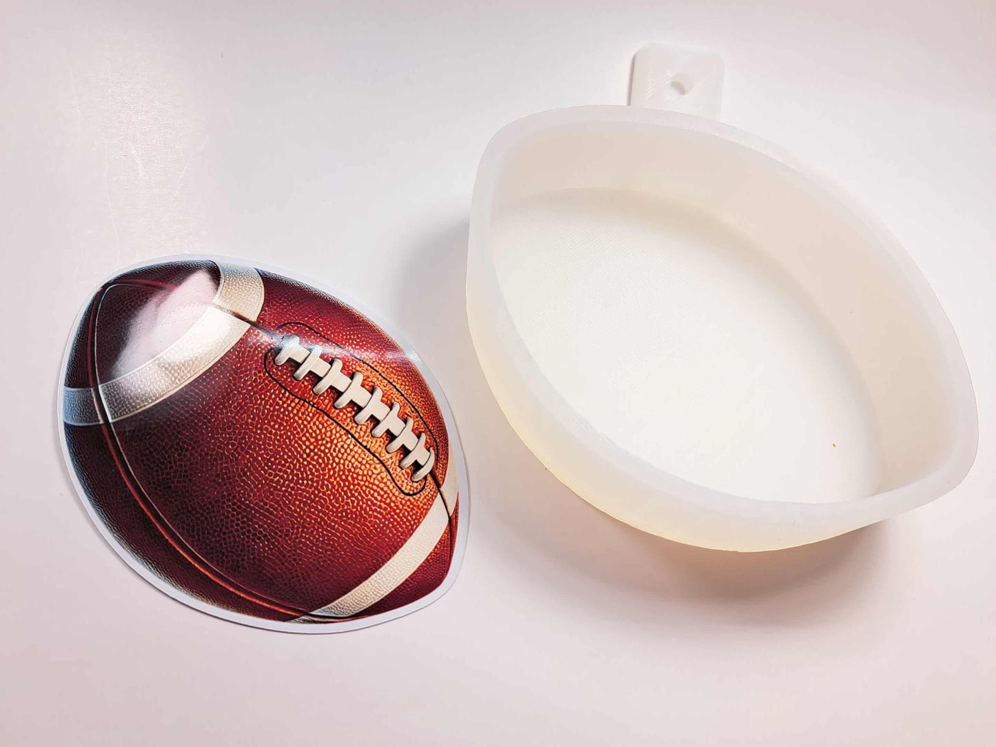 Football Cardstock Silicone Mold, Aroma Bead Molds, Premium Cardstock Images