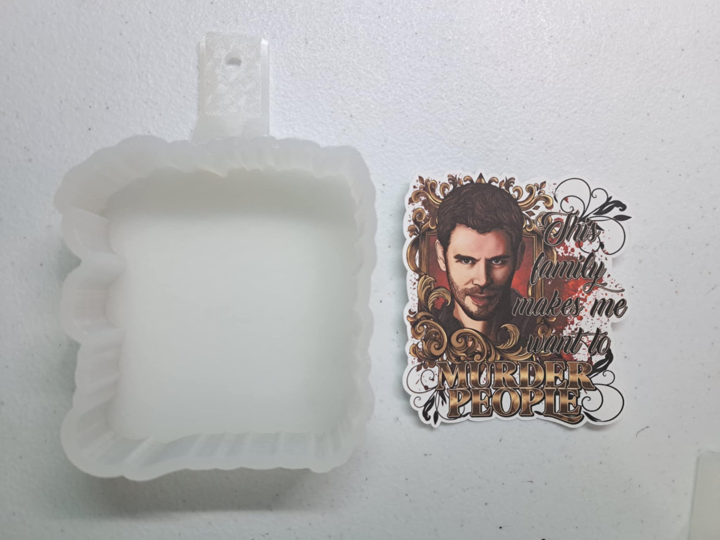The Originals Klaus: TV Show Inspired Cardstock Silicone Mold, Aroma Bead Molds, Premium Cardstock Images