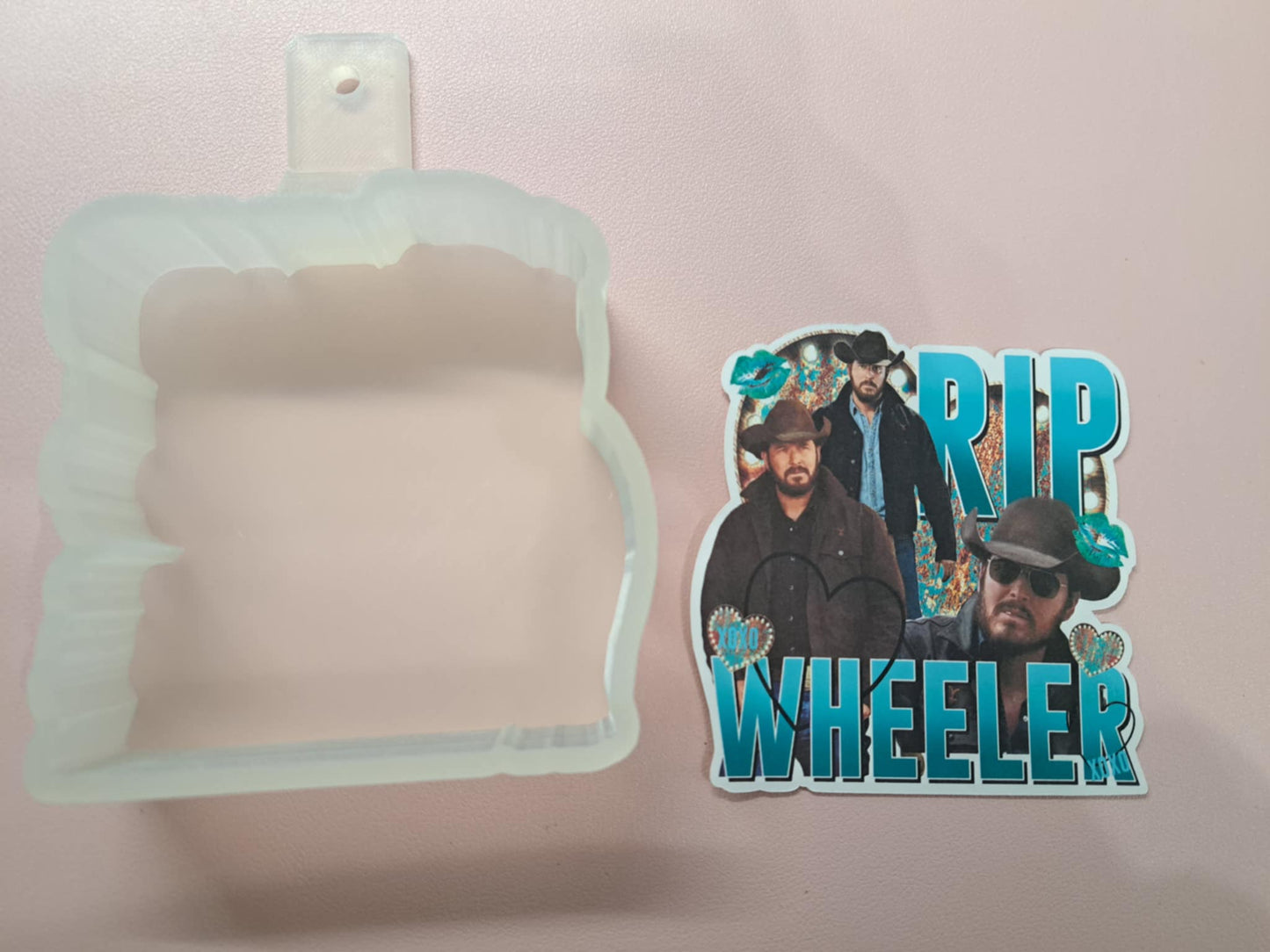 Rip Wheeler Cardstock Silicone Mold, Aroma Bead Molds, Premium Cardstock Images