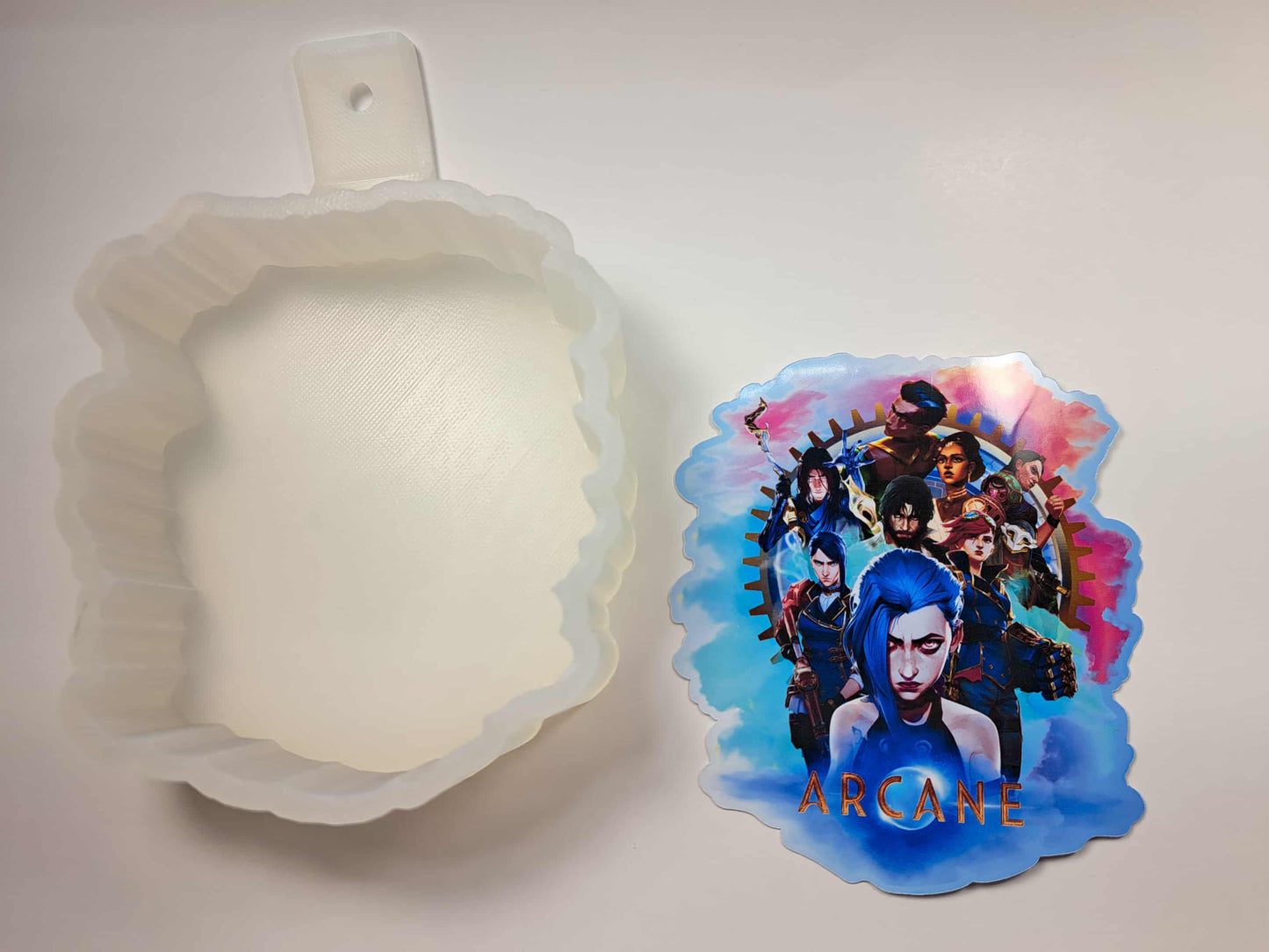 Arcane Anime Cardstock Silicone Mold, Aroma Bead Molds, Premium Cardstock Images