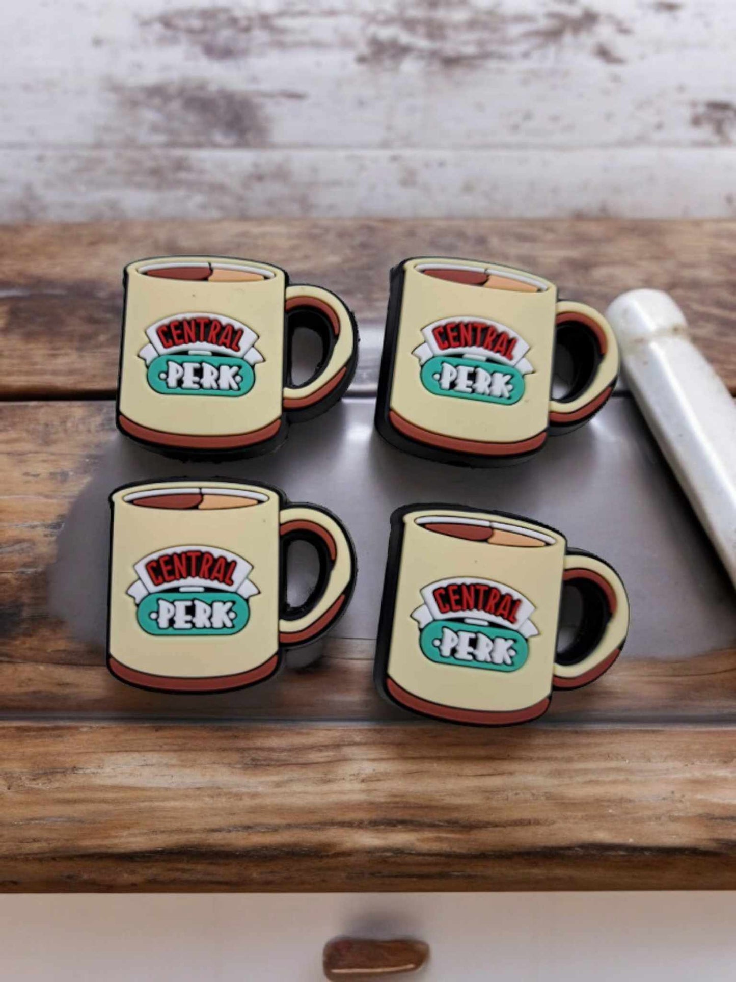 Central Perk Coffee Cup: Friends TV Show Inspired Silicone Focal Bead - 5001