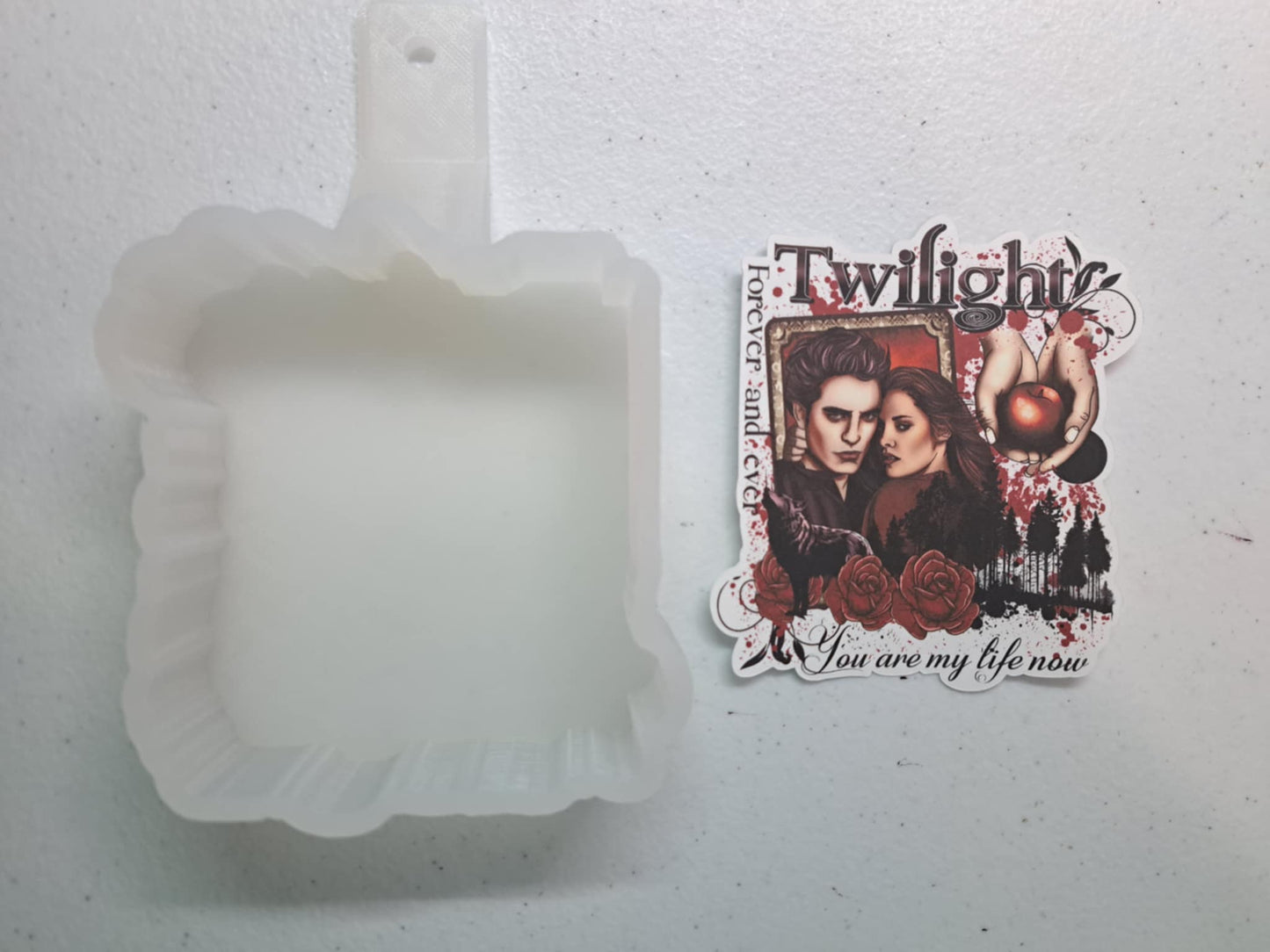 Twilight: Movie Inspired Cardstock Silicone Mold, Aroma Bead Molds, Premium Cardstock Images