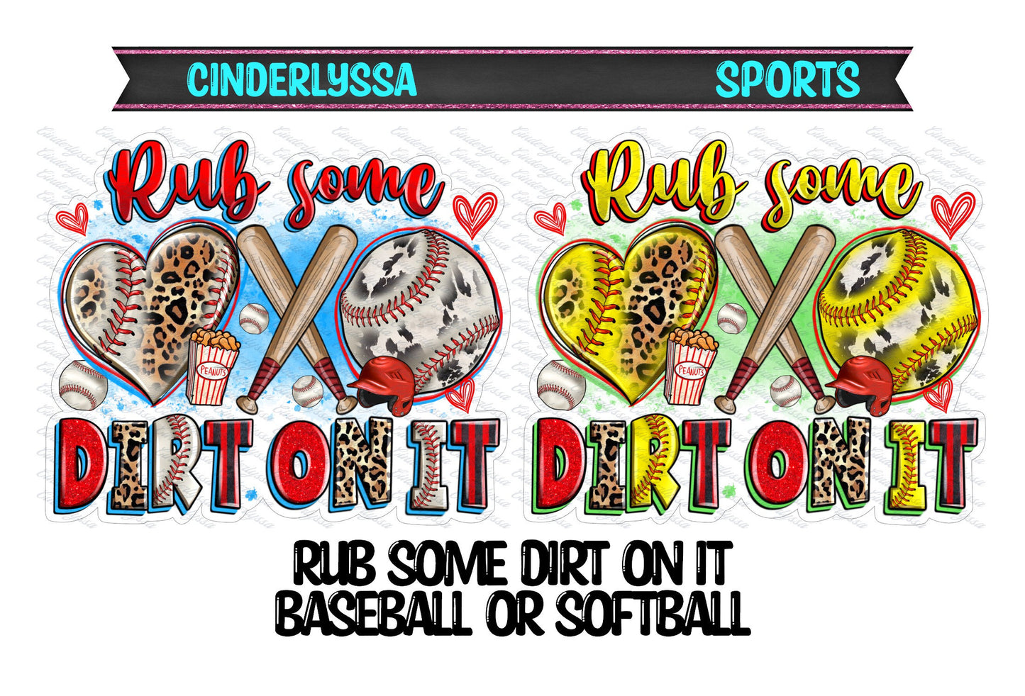 Rub Some Dirt On It: Baseball and Softball Silicone Mold, Aroma Bead Molds, Car Freshie Mold, Premium Cardstock Images
