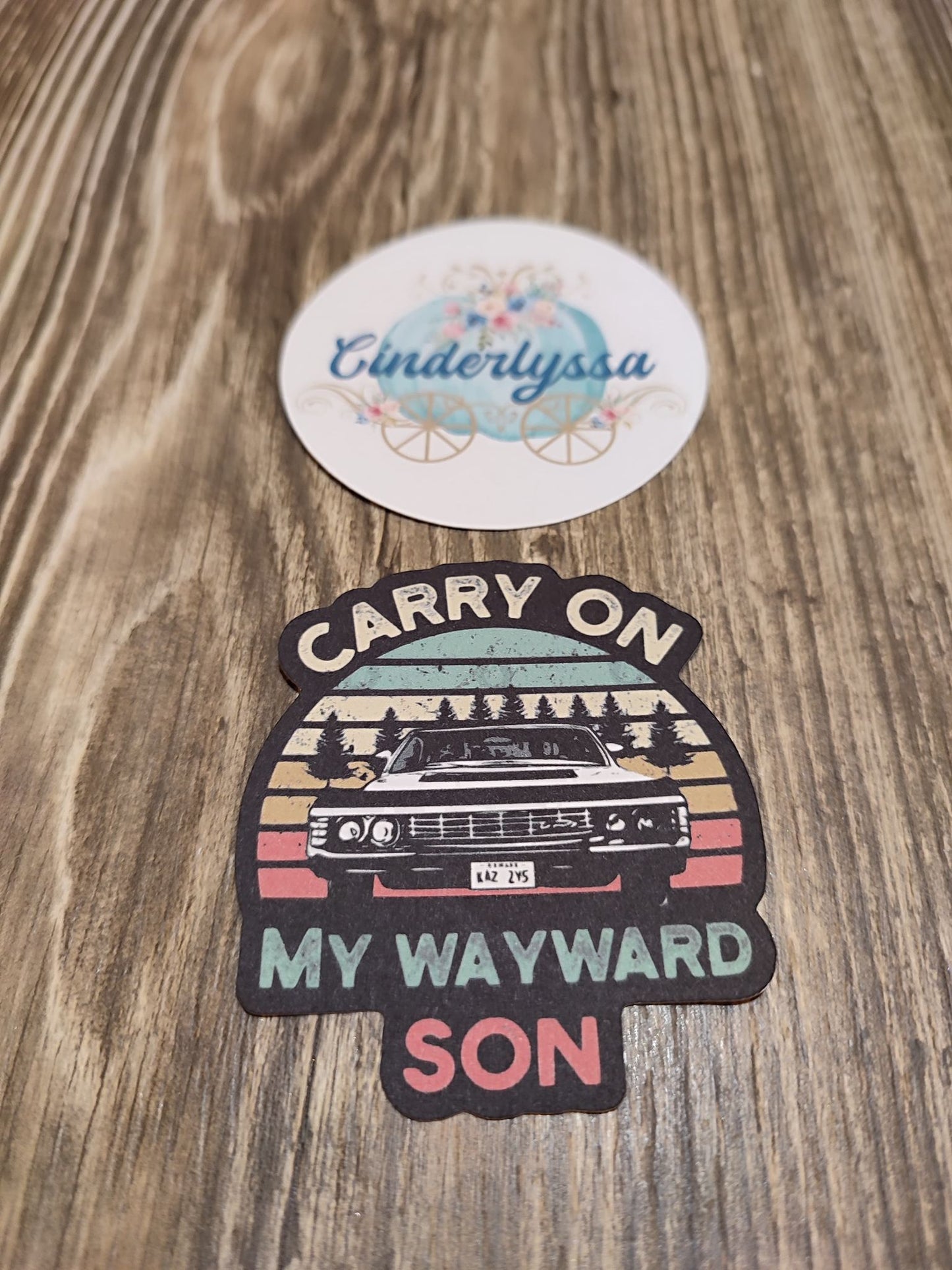 VENT CLIP: Winchesters: Wayward Son Small Dual Vent Clip Cardstock Silicone Mold, Aroma Bead Molds, Premium Cardstock Images