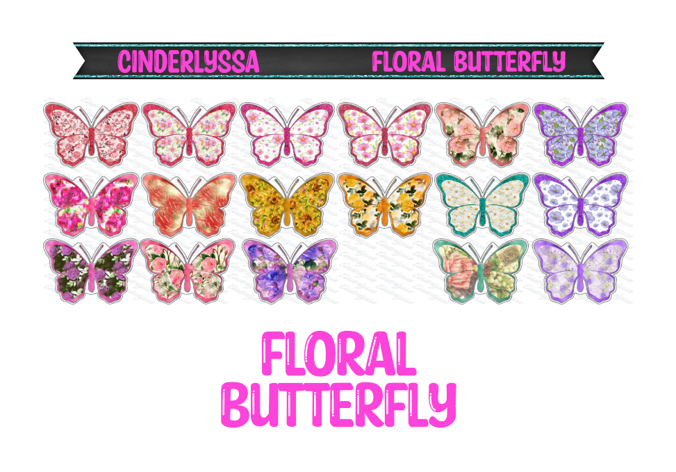 Butterfly: Colorful, leopard, Sunflower & Floral colors Cardstock Silicone Mold, Aroma Bead Molds, Premium Thick Cardstock