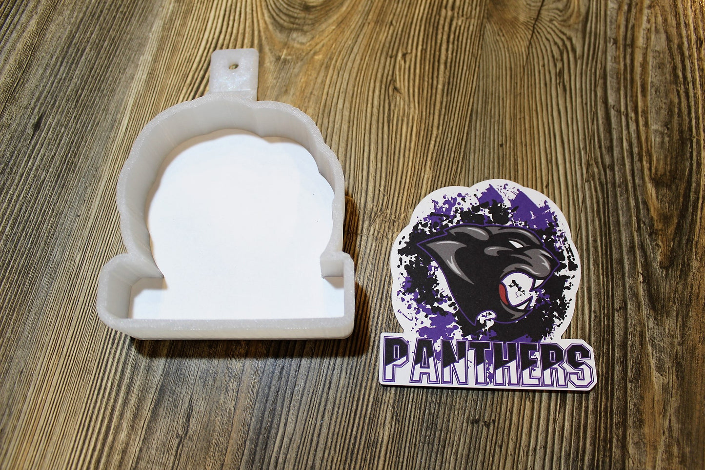 Panthers & Colorful Sloth "Don't Rush Me" Universal Cardstock Silicone Mold, Aroma Bead Molds,Car Freshener Mold,Premium Cardstock Images