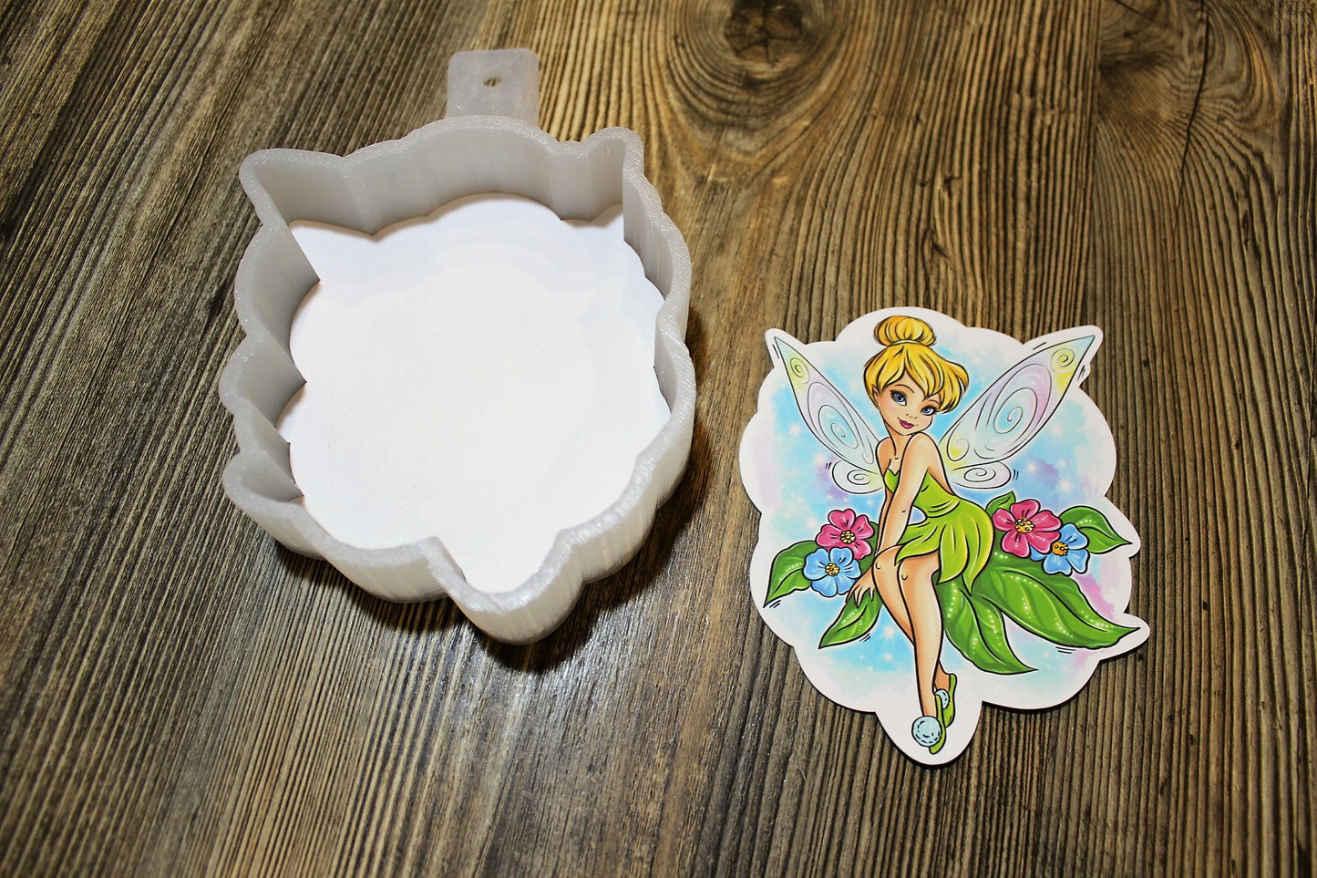 Fairy (Tinker Bell) Cardstock Silicone Mold, Aroma Bead Molds, Premium Cardstock Images