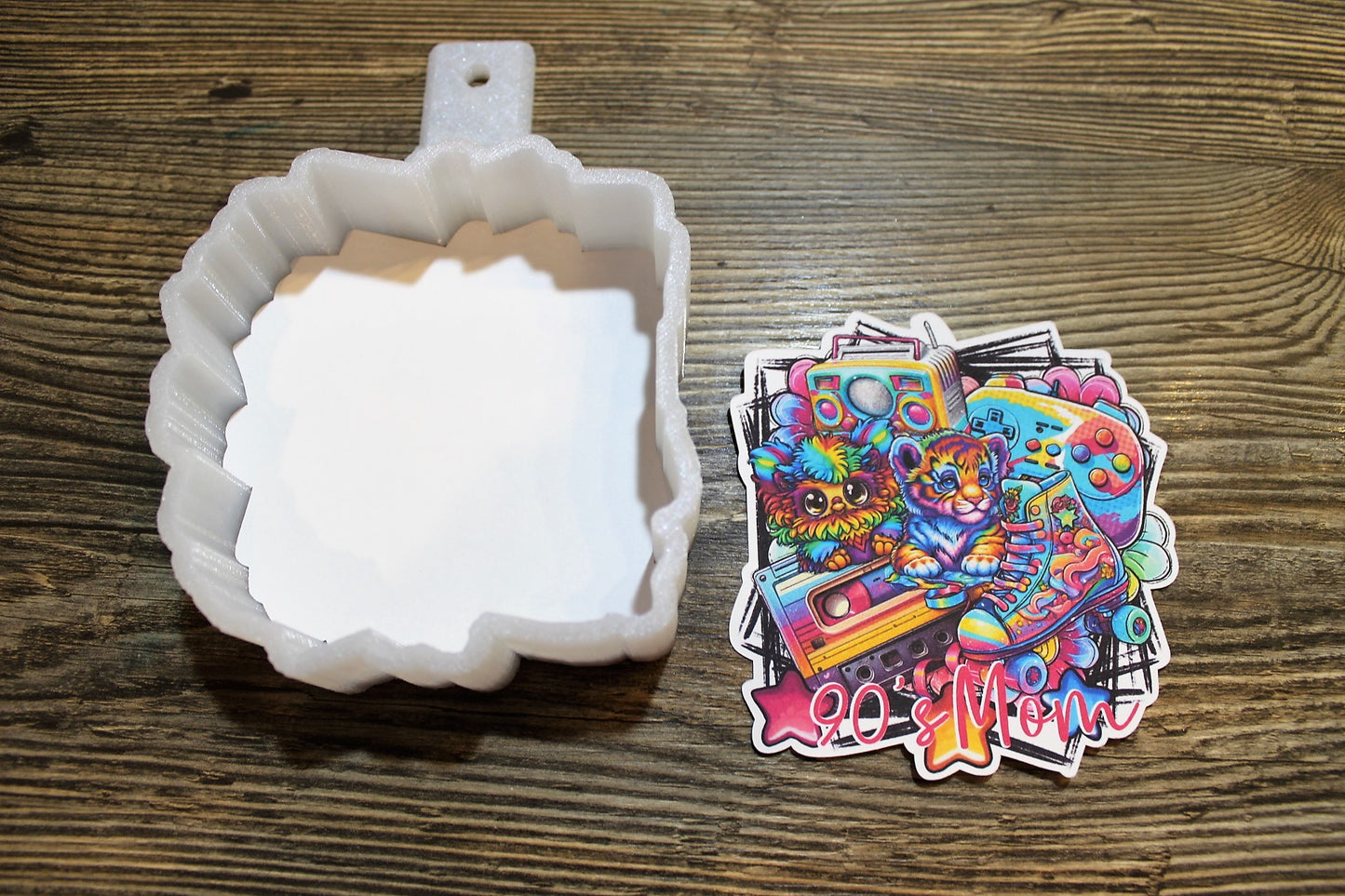 80's & 90's Toy Mashup Cardstock Silicone Mold, Aroma Bead Molds, Premium Cardstock Images
