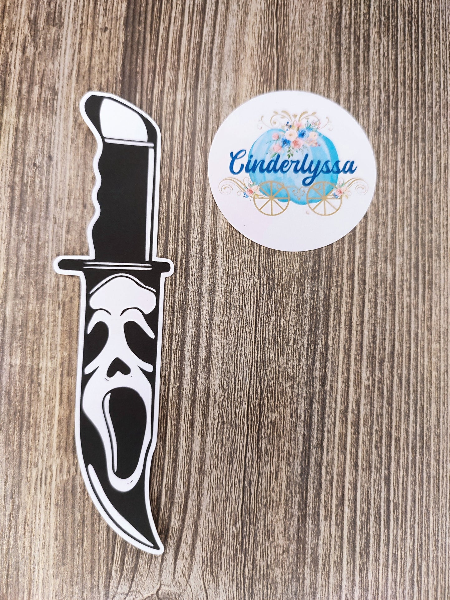 Scream/Ghost Face Knife: Killer Horror Cardstock Silicone Mold, Aroma Bead Molds, Premium Cardstock Images