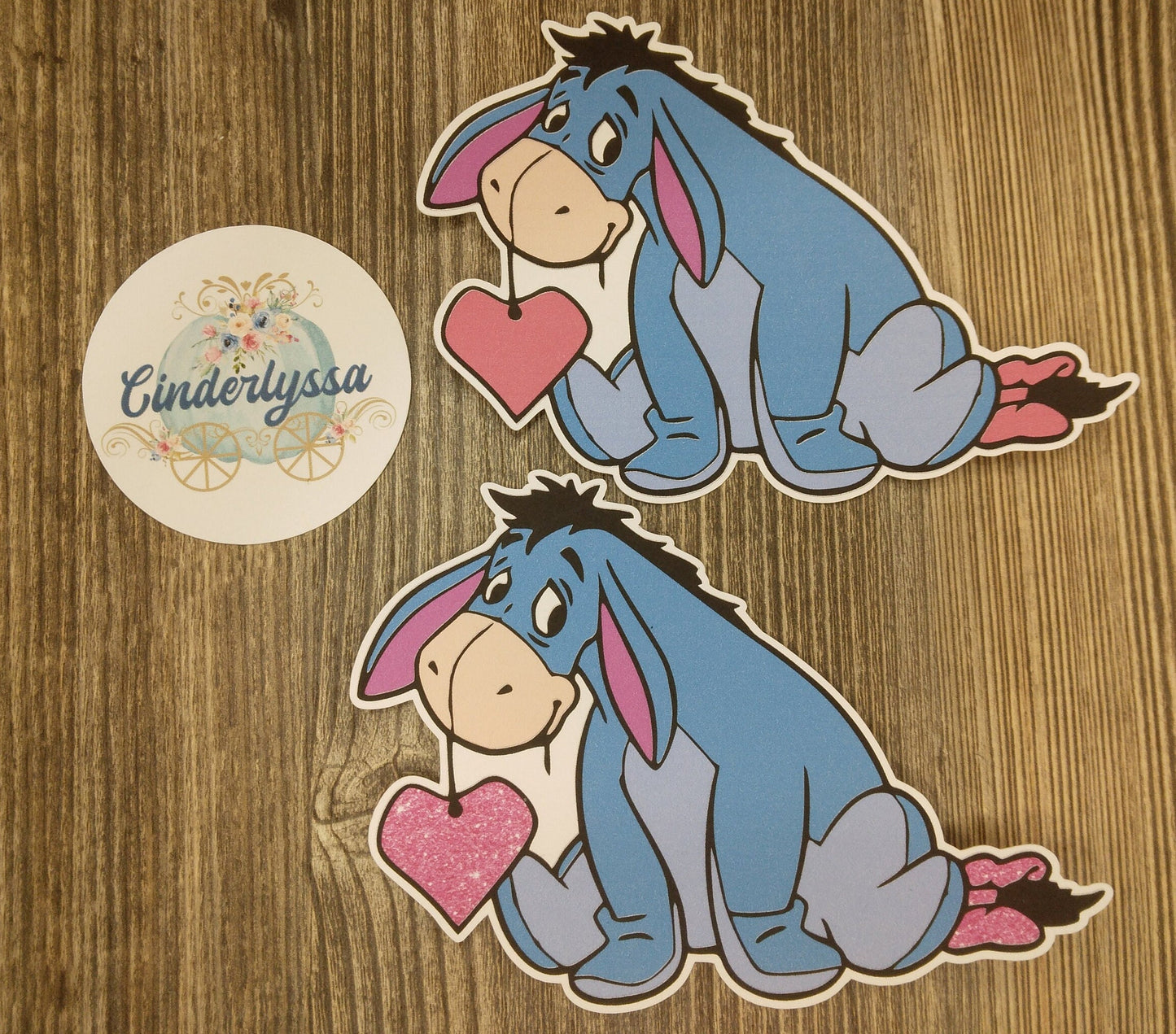Eeyore The Donkey From Winnie The Pooh With Multiple Color Insert Options Cardstock Silicone Mold, Aroma Bead Molds