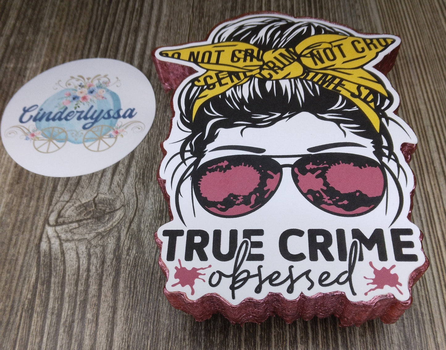 True Crime Obsessed Cardstock Silicone Mold, Aroma Bead Molds, Murder, ID Channel, Premium Cardstock Images