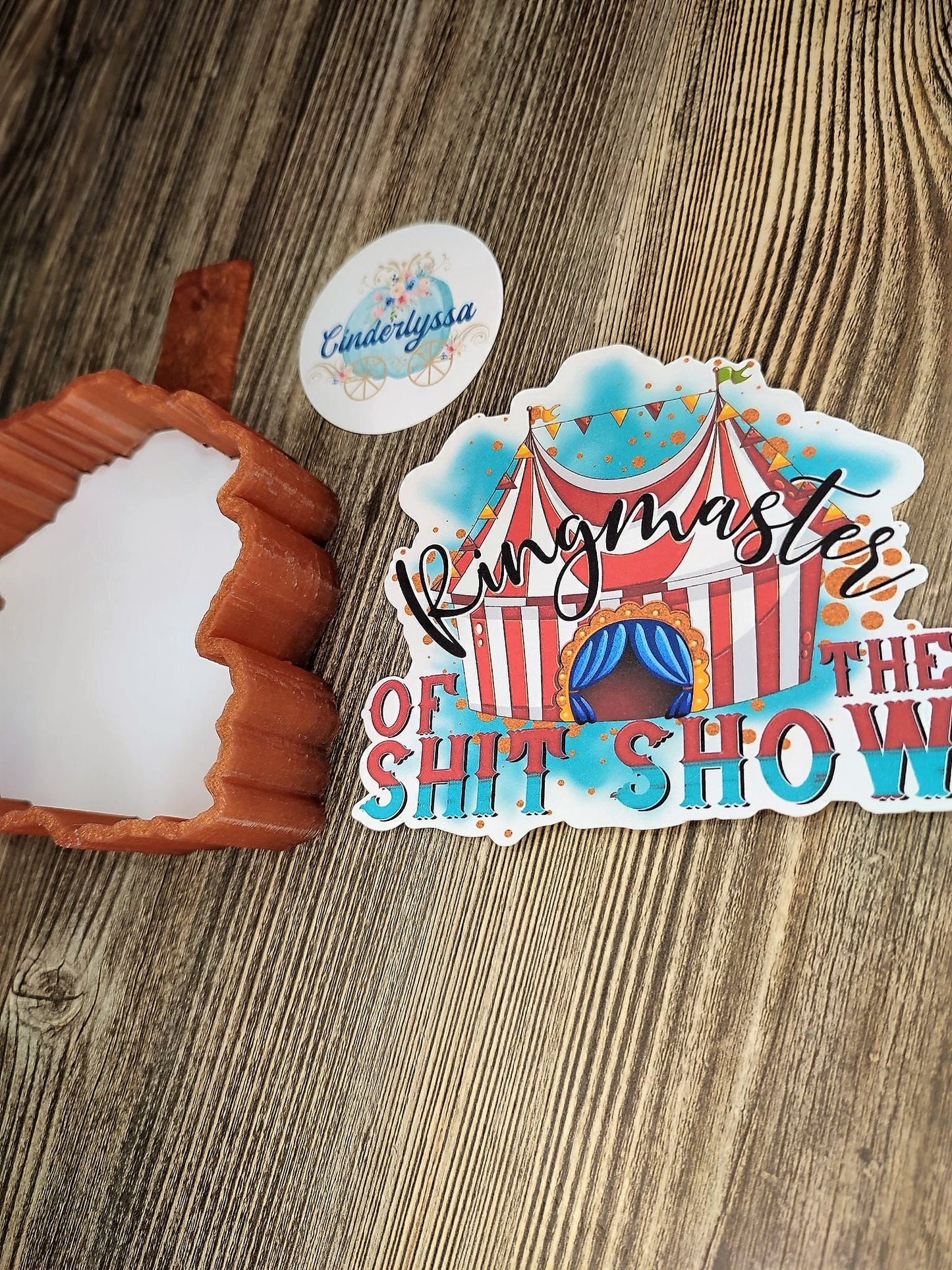 Circus: Ringmaster of the Shit Show Cardstock Silicone Mold, Aroma Bead Molds