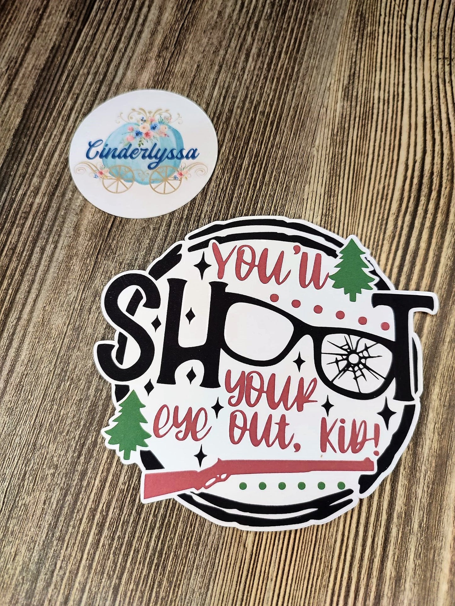 Christmas: You'll Shoot Your Eye Out, Kid! Movie Inspired Cardstock Silicone Mold, Aroma Bead Molds, Premium Cardstock Images