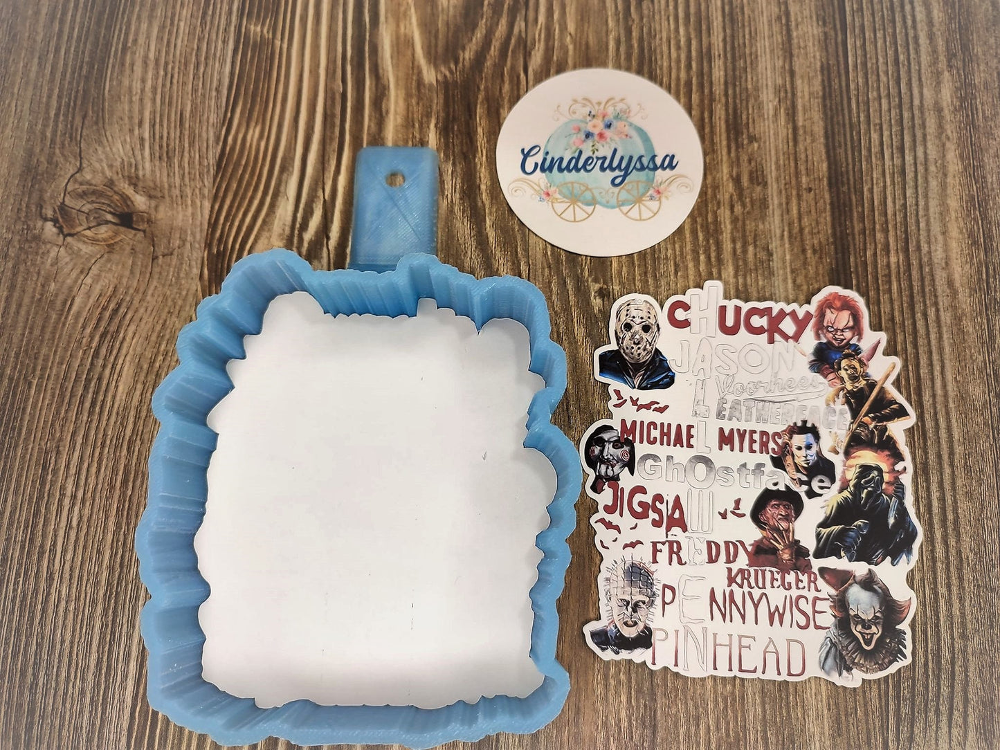 Horror Movie Guys List: Scary Movie Inspired Characters Silicone Mold, Aroma Bead Molds, Car Freshener Mold