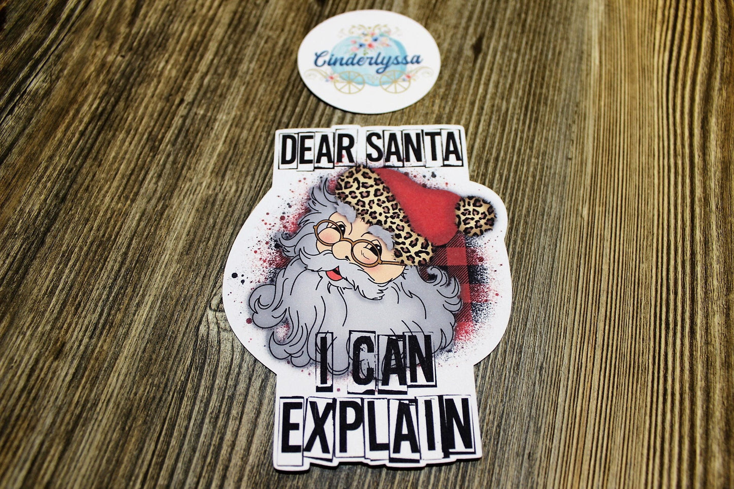 Dear Santa I Can Explain Silicone Mold, Aroma Bead Molds, Car Freshener Mold