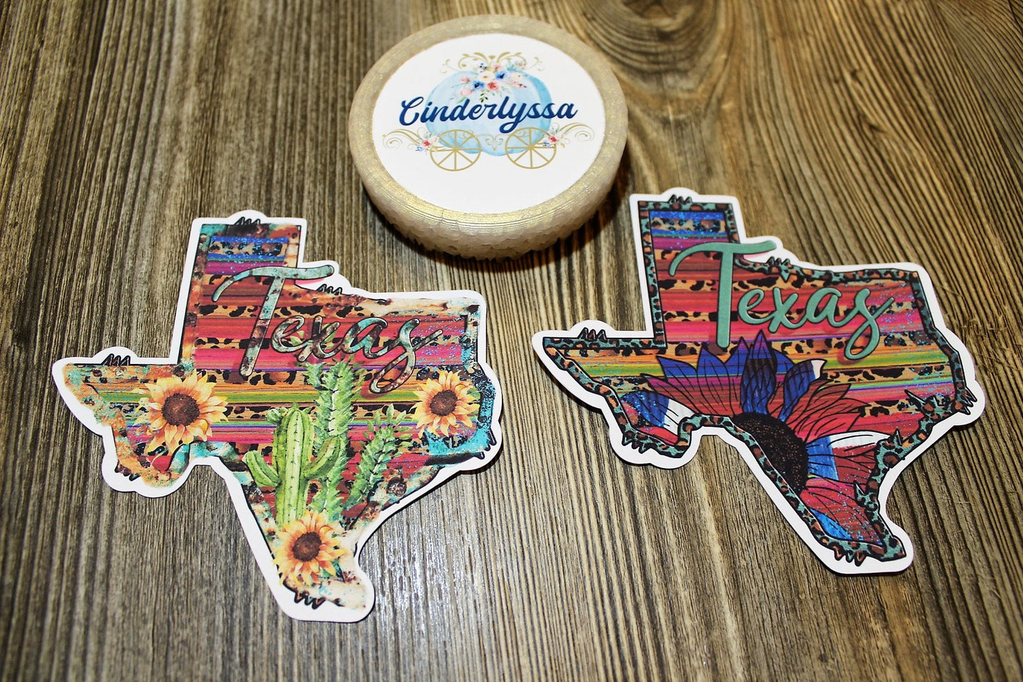 Texas State Serape with Sunflower Mixed Images Silicone Mold, Aroma Bead Molds, Car Freshener Mold, Premium Cardstock Images