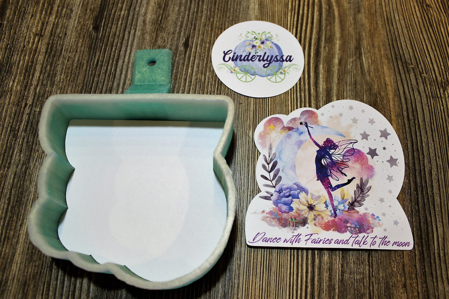 Dance with Fairies and talk to the Moon Silicone Mold, Aroma Bead Molds, Car Freshener Mold