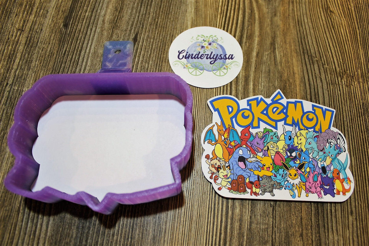 Pokemon Group Silicone Mold, Aroma Bead Molds, Car Freshener Mold