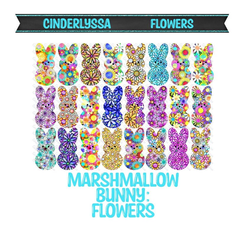 Marshmallow Bunny: Flower Mix Set Silicone Mold, Aroma Bead Molds, Car –  Cinderlyssa