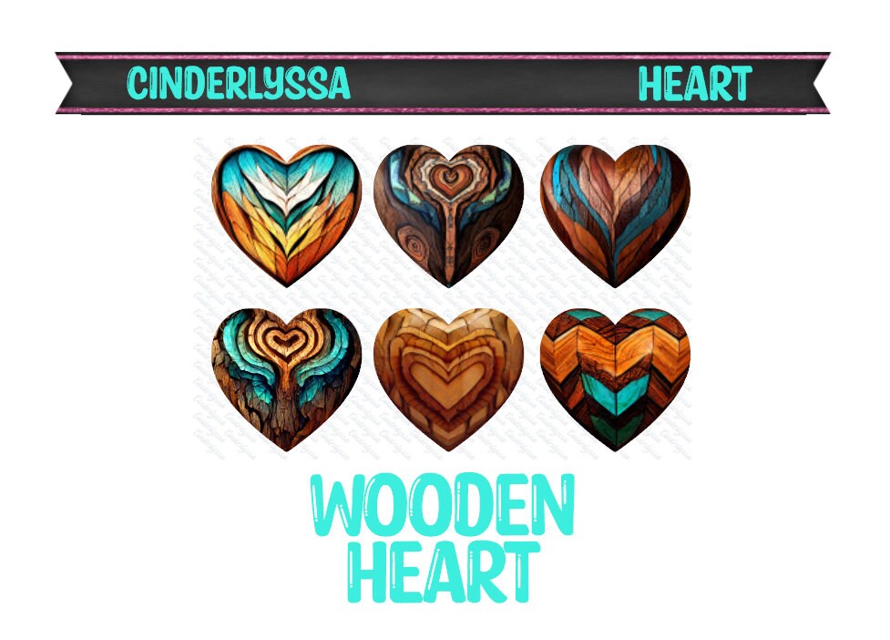 Heart with Edge: Crystal, Floral, Wooden, Magic, Mandala, Western, Dark & Stained Glass Silicone Mold, Aroma Bead Molds, Car Freshener Mold