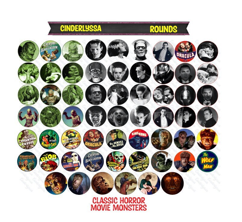 3 inch Round Halloween Vol. 1: Cardstock Only for freshies -NO MOLD for Aroma Bead Molds, Car Freshener, Premium Cardstock Images