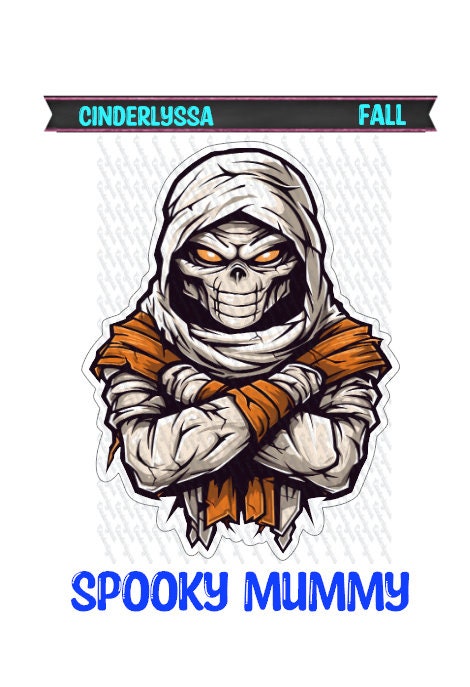 Spooky Mummy Silicone Mold, Aroma Bead Molds, Car Freshener Mold, Premium Cardstock Images