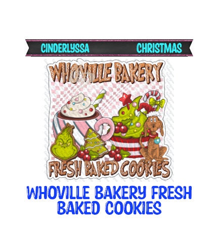 Whoville Bakery Fresh Baked Cookies Silicone Mold, Aroma Bead Molds, Car Freshener Mold, Premium Cardstock Images