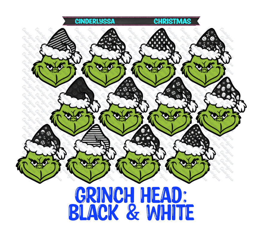 Christmas: Mean One With Multiple Insert Options Leopard, Glitter Santa hat Silicone Mold, Aroma Bead Molds, Car Freshener Mold