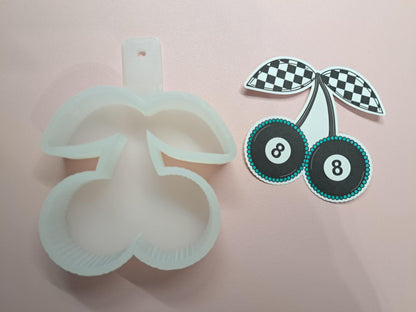 8 Ball Cherries Cardstock Silicone Mold, Aroma Bead Molds, Premium Cardstock Images
