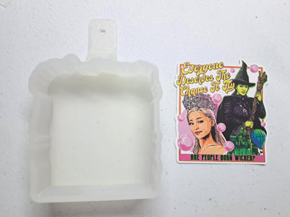 Chance To Fly, Wicked - Movie Inspired Cardstock Silicone Mold, Aroma Bead Molds, Premium Cardstock Images