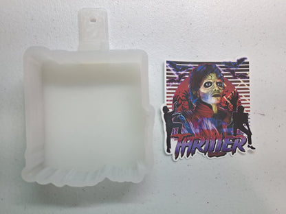 Thriller Michael Jackson Cardstock Silicone Mold, Aroma Bead Molds, Premium Cardstock Images