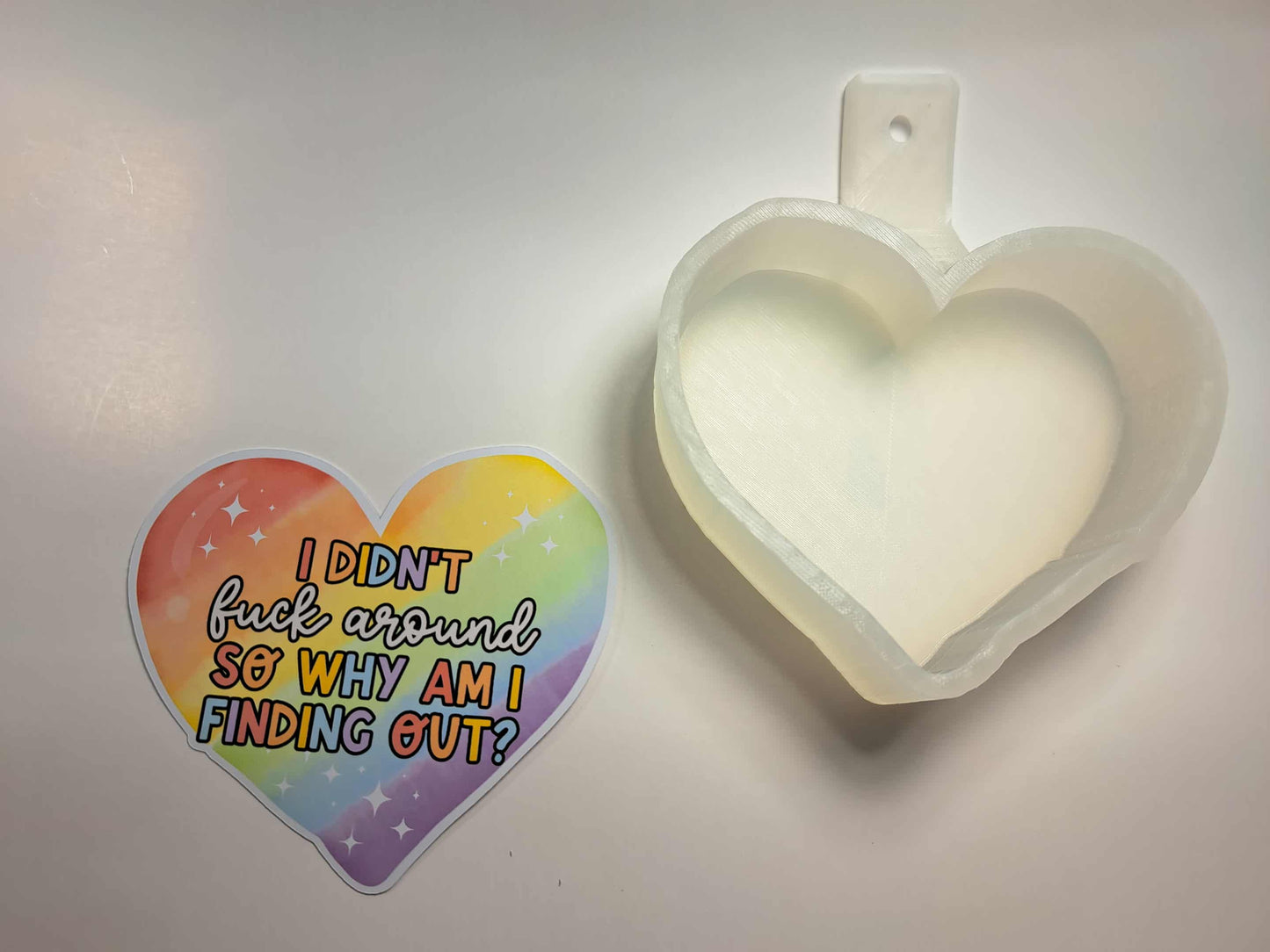 I Didn't Fuck Around So Why Am I Finding Out Cardstock Silicone Mold, Aroma Bead Molds, Premium Cardstock Images