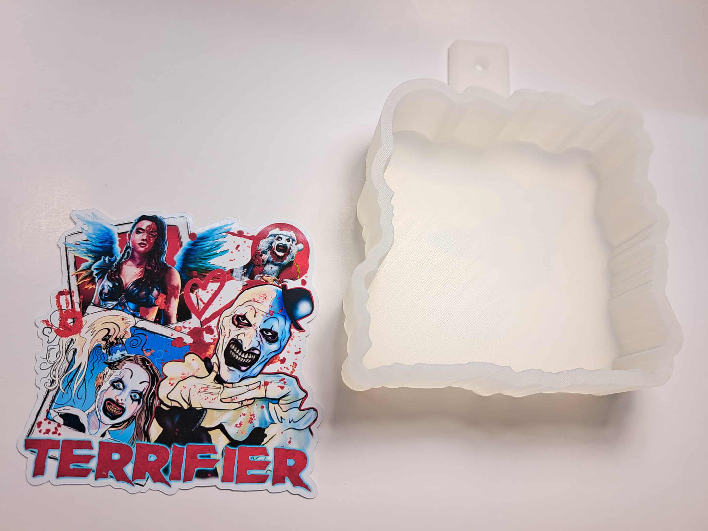 Terrifier Cardstock Silicone Mold, Aroma Bead Molds, Premium Cardstock Images