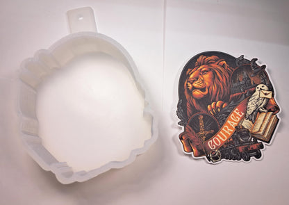 Magical Harry Potter House Mascots - Movie Inspired Cardstock Silicone Mold, Aroma Bead Molds, Premium Cardstock Images