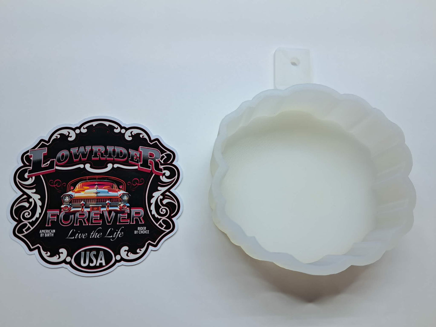 Lowrider Forever Cardstock Silicone Mold, Aroma Bead Molds,Car Freshener Mold, Premium Cardstock Images