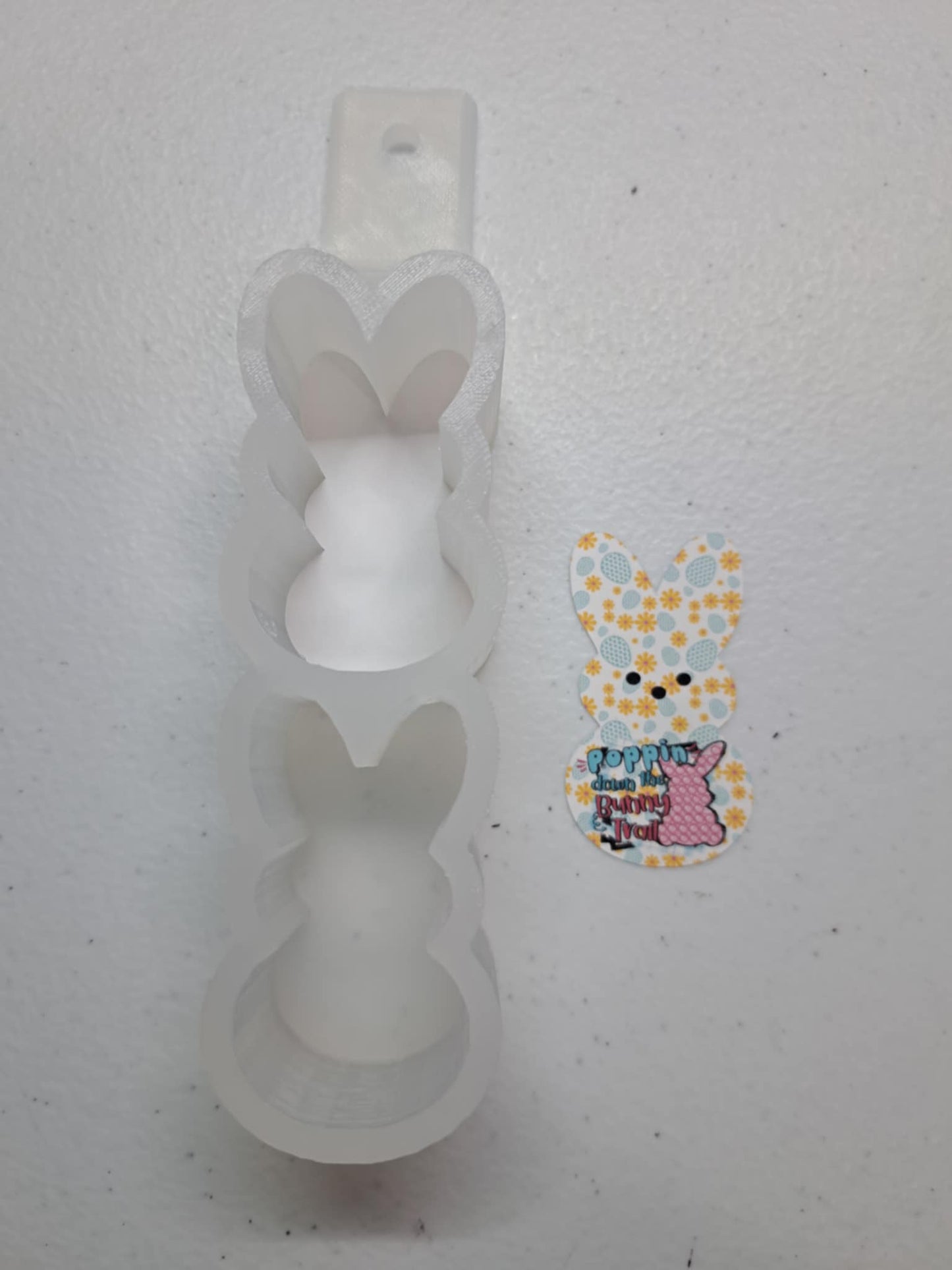 VENT CLIP Size: Marshmallow Bunny - Dual Cavity Cavity Cardstock Silicone Mold, Aroma Bead Molds, Premium Cardstock