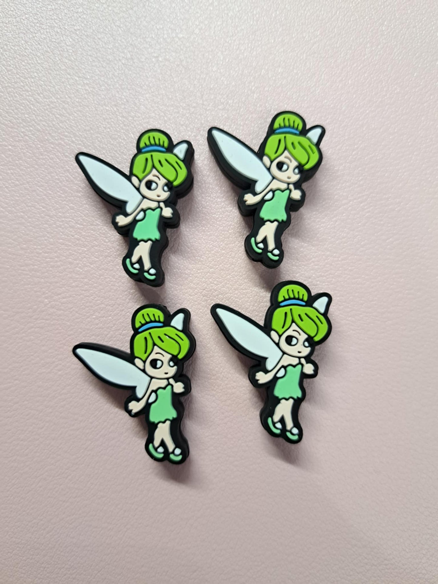 Green Fairy Full Body Style 2: Standing Silicone Focal Bead